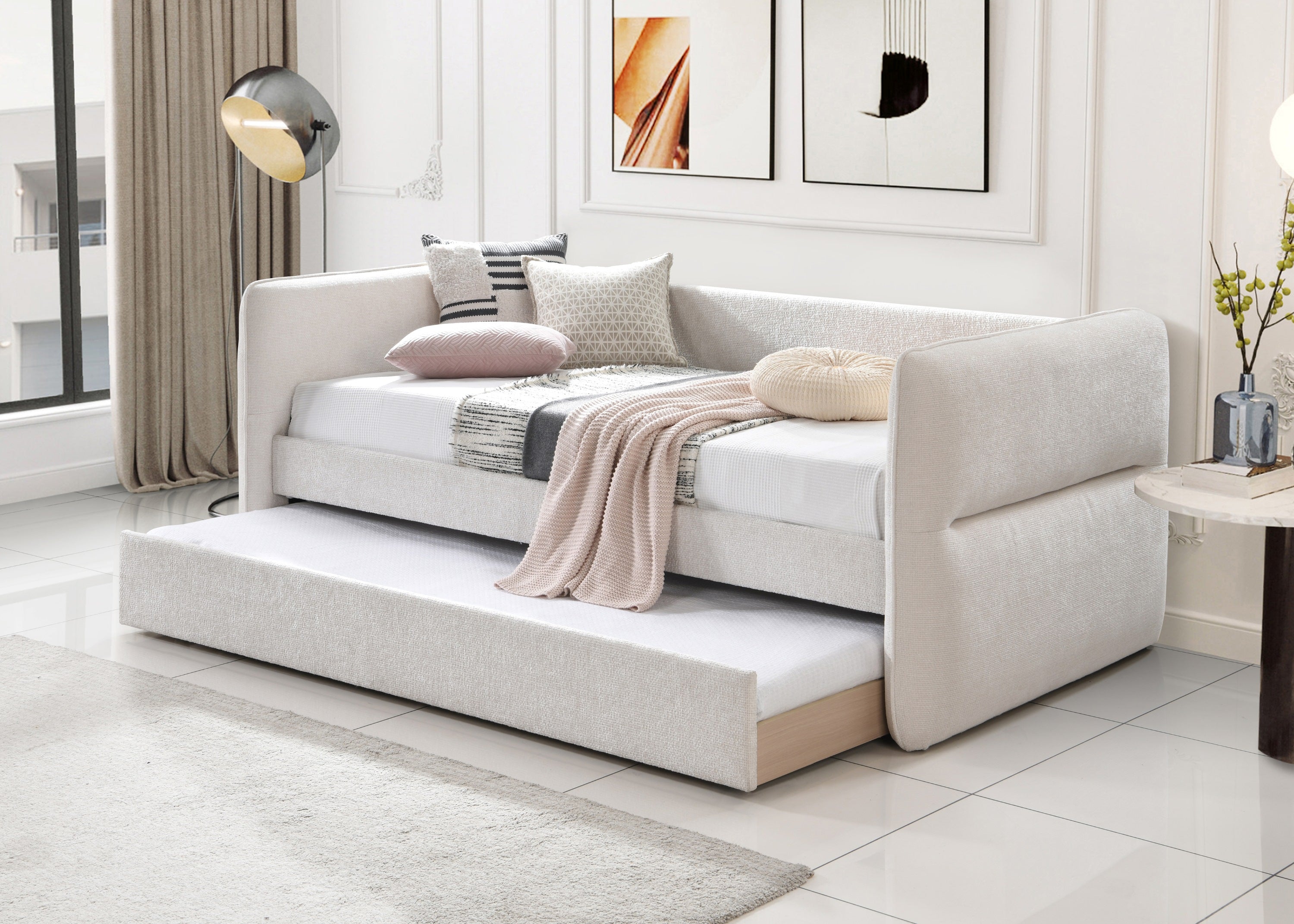 Philipa - Daybed - Oatmeal Tweed | BEL Furniture