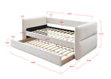 Philipa - Daybed - Oatmeal Tweed