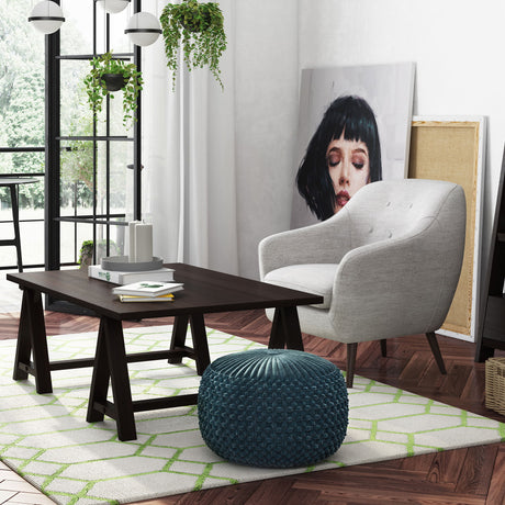 Renee - Handcrafted Round Pouf - view 9