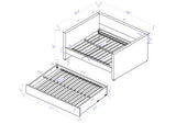 Molly Daybed White Dove