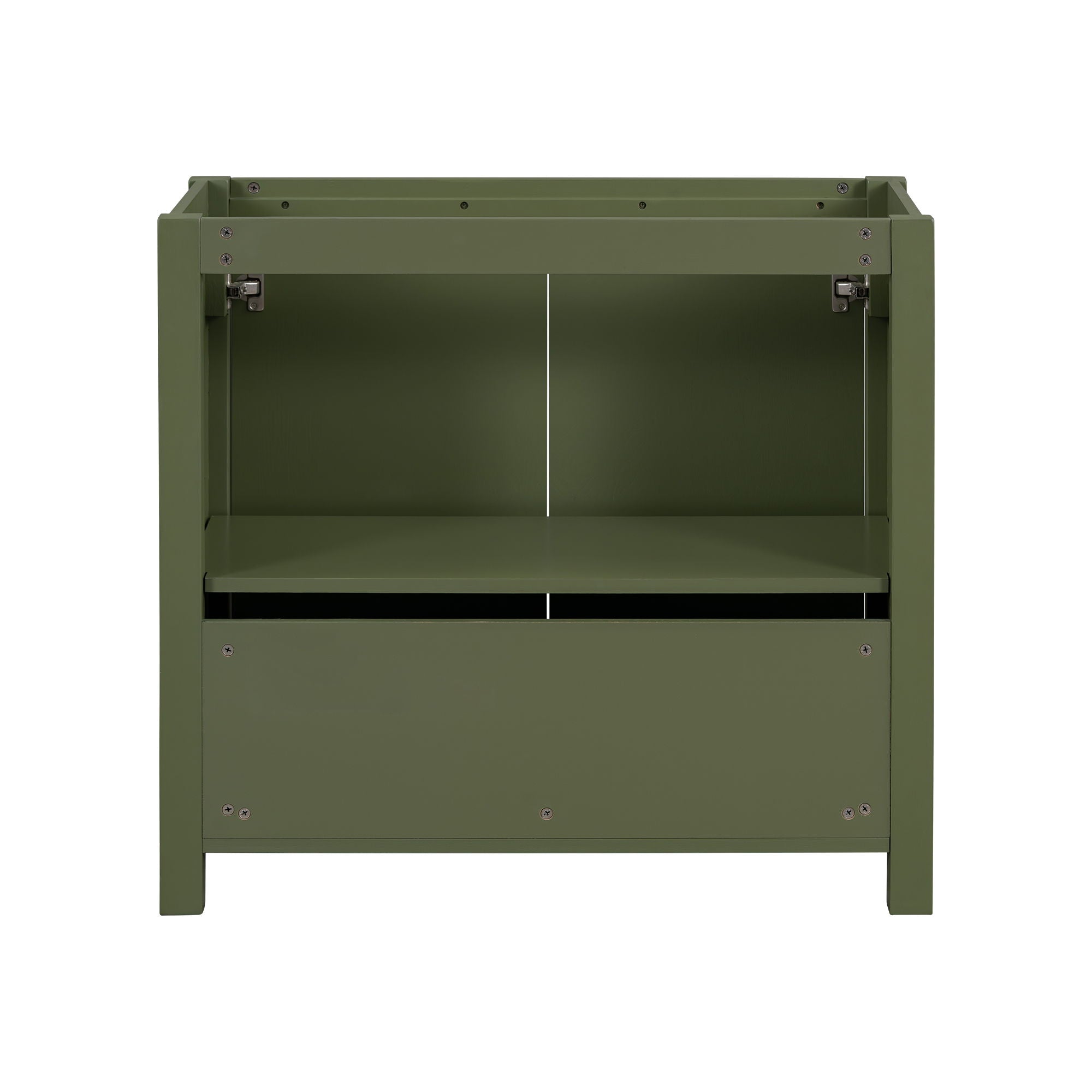 Bathroom Vanity With Adjustable Shelves (Cabinet Only) - Green