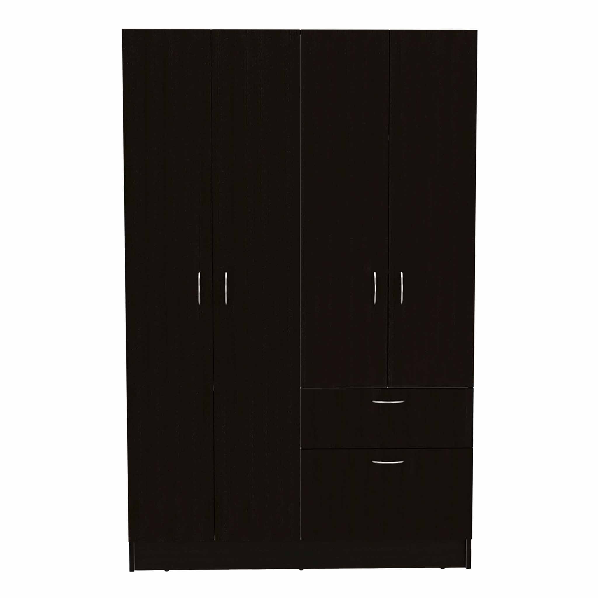 Armoire Combo Dresser - Black / White