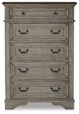 Lodenbay - Antique Gray - Five Drawer Chest by Signature Design by Ashley® | Bel Furniture