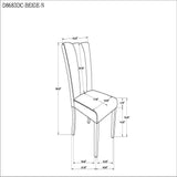 Sheena - 5 Pieces Dining Table Set With Chairs