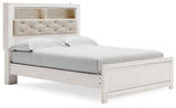 Altyra - White - Queen Panel Bookcase Bed With Roll Slats by Signature Design by Ashley® | Bel Furniture