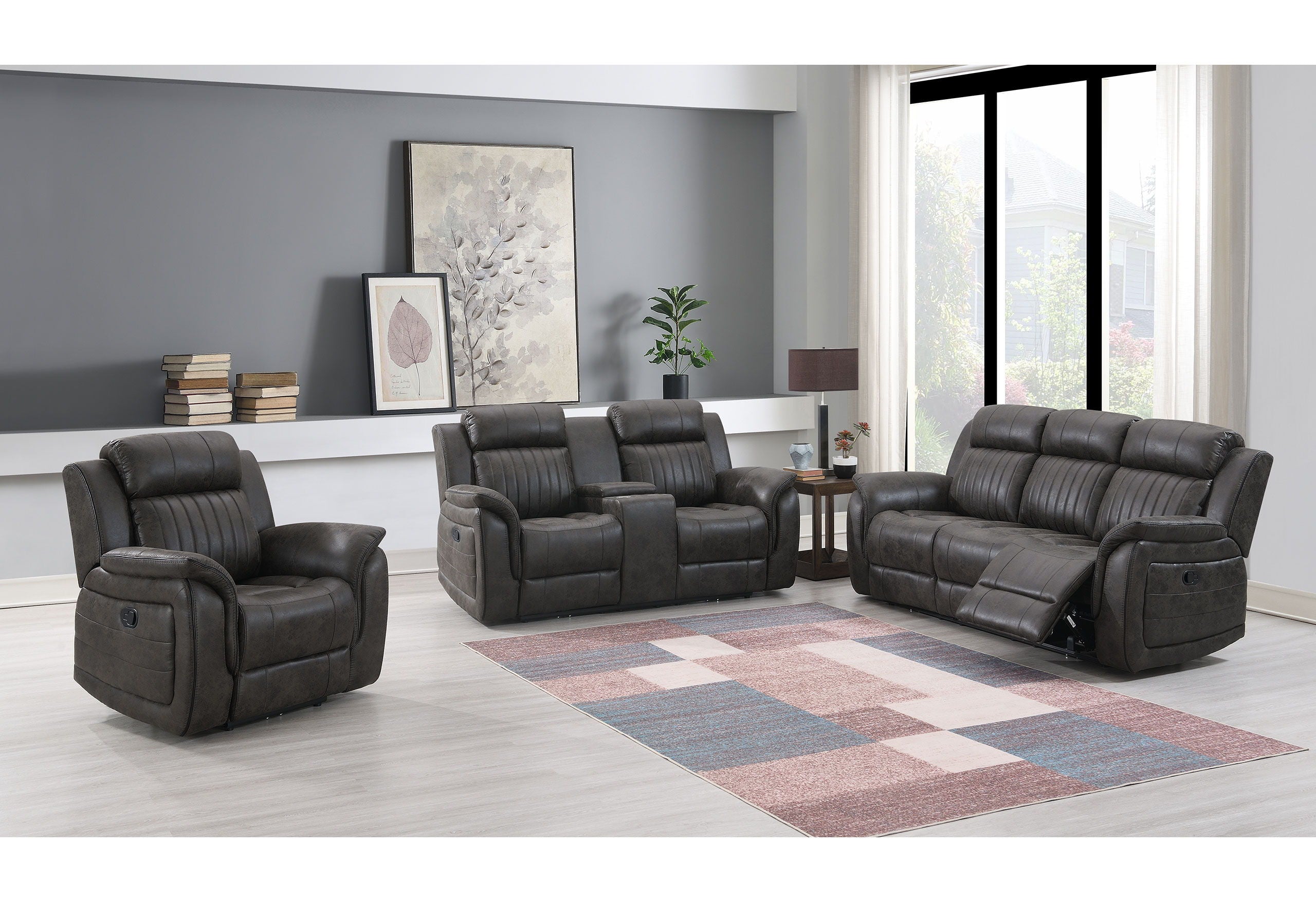 Steban - Glider Recliner - Gray