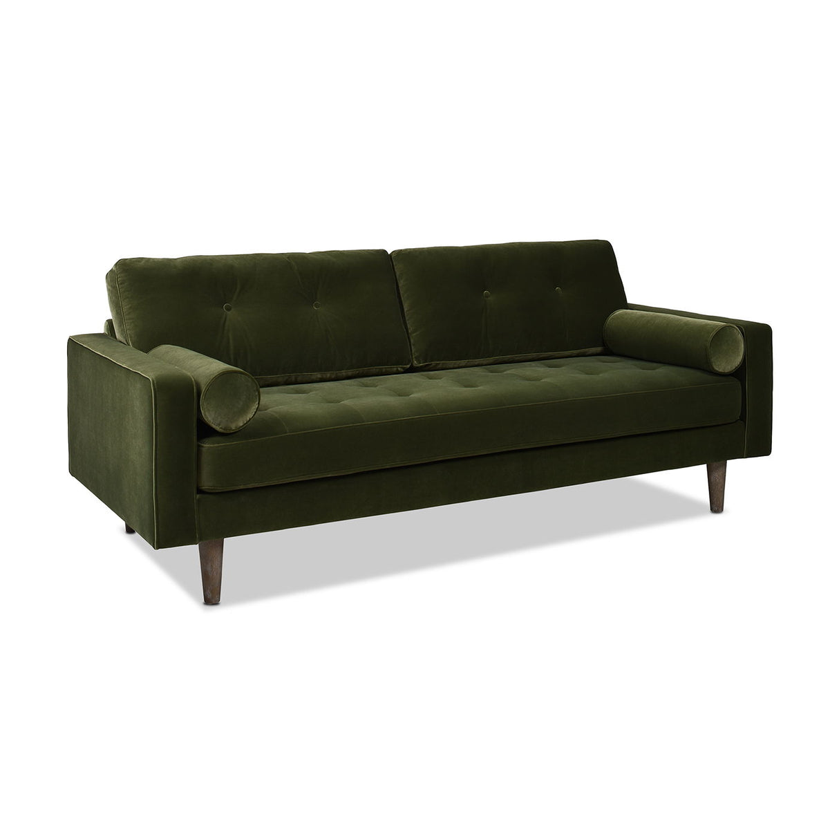 Nicholas - Mid-Century Modern Sofa - Olive Green by Jennifer Taylor Home | Bel Furniture