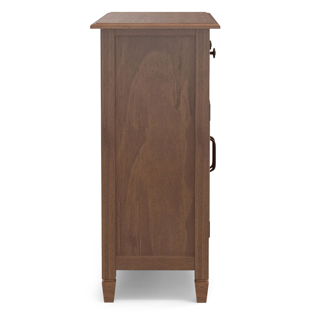 Connaught - Entryway Storage Cabinet - Medium Saddle Brown by Simpli-Home | Bel Furniture