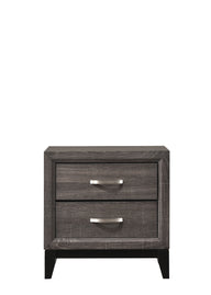 Akerson - Nightstand Gray by Crown Mark | Bel Furniture