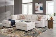 Aviemore - Sectional Set Beige 3 Pc. - 2-Piece Sectional With Laf Corner Chaise, Ottoman by Signature Design by Ashley® | Bel Furniture