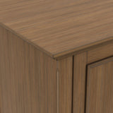 Amherst - Wide TV Media Stand - Rustic Natural Aged Brown