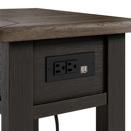 Tyler Creek - Black / Gray - Chair Side End Table by Signature Design by Ashley® | Bel Furniture