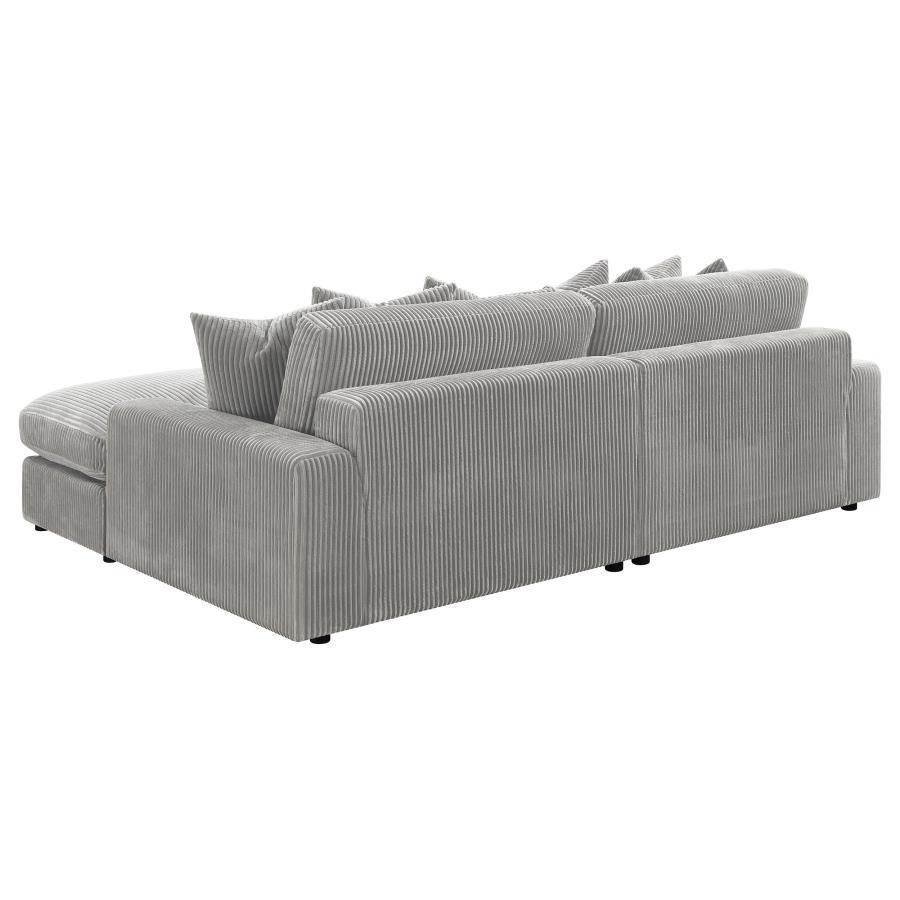 Blaine - Upholstered Reversible Chaise Sectional Sofa by Coaster Fine Furniture | Bel Furniture