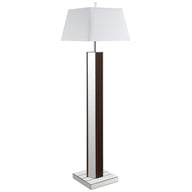 Elena - Square Tapered Mirrored Lamp Dark Brown Floor Lamps by Coaster Fine Furniture | Bel Furniture