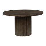 Radkin - Round Dining Room Table - Burnished Brown