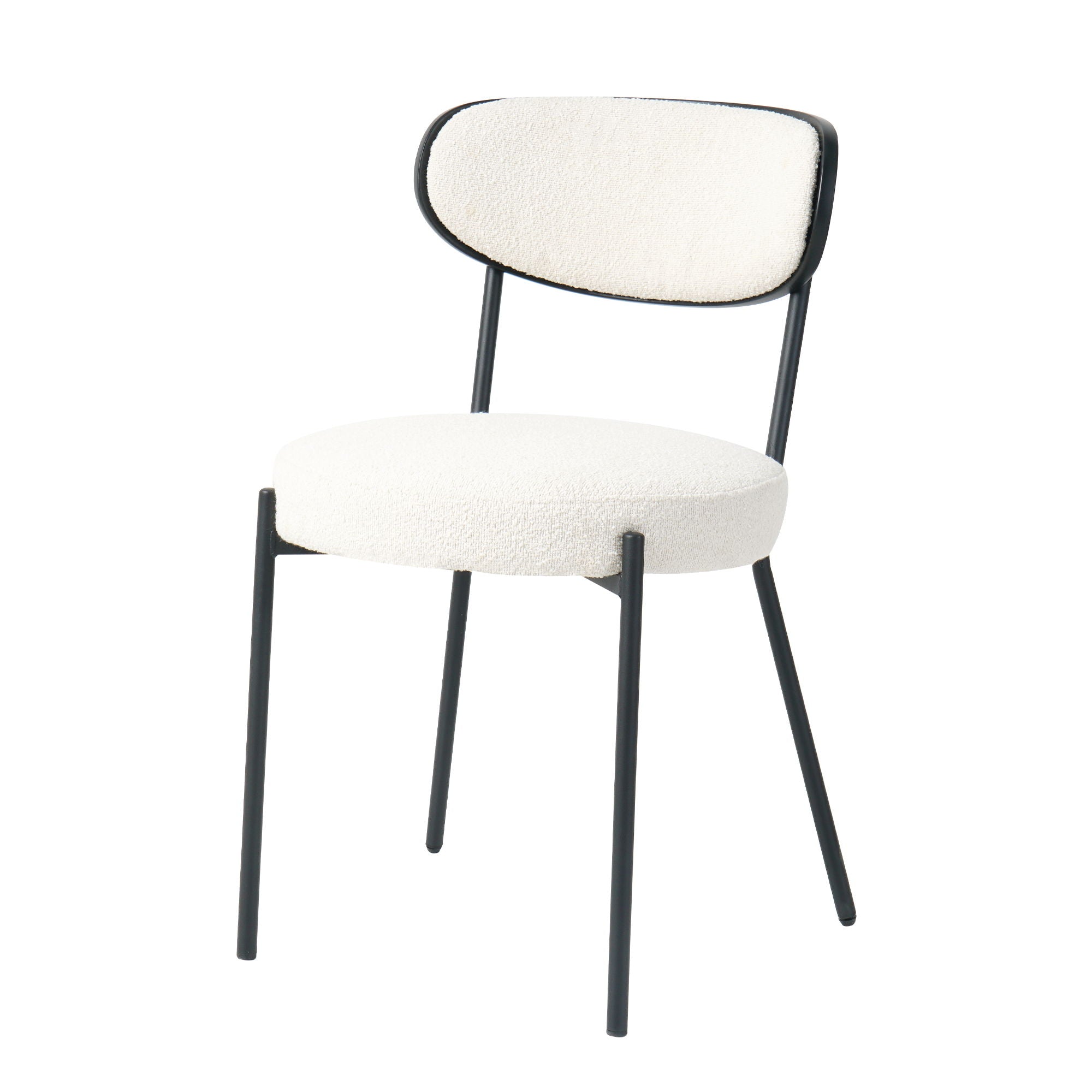 Modern Gray Simple Teddy Velvet Dining Chair Upholstered Chair Family Bedroom Stool Back Dressing, Black Round Table Set, Bentwood Covered With Ash Veneer Chair Back, Chair Metal Leg