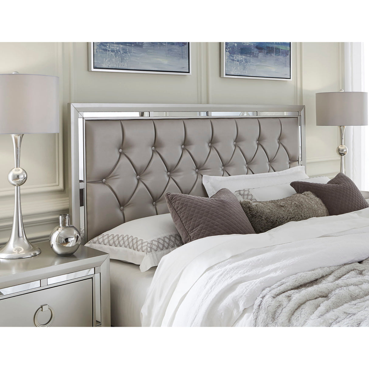 Chloe - Full Bed - Gemstone Silver