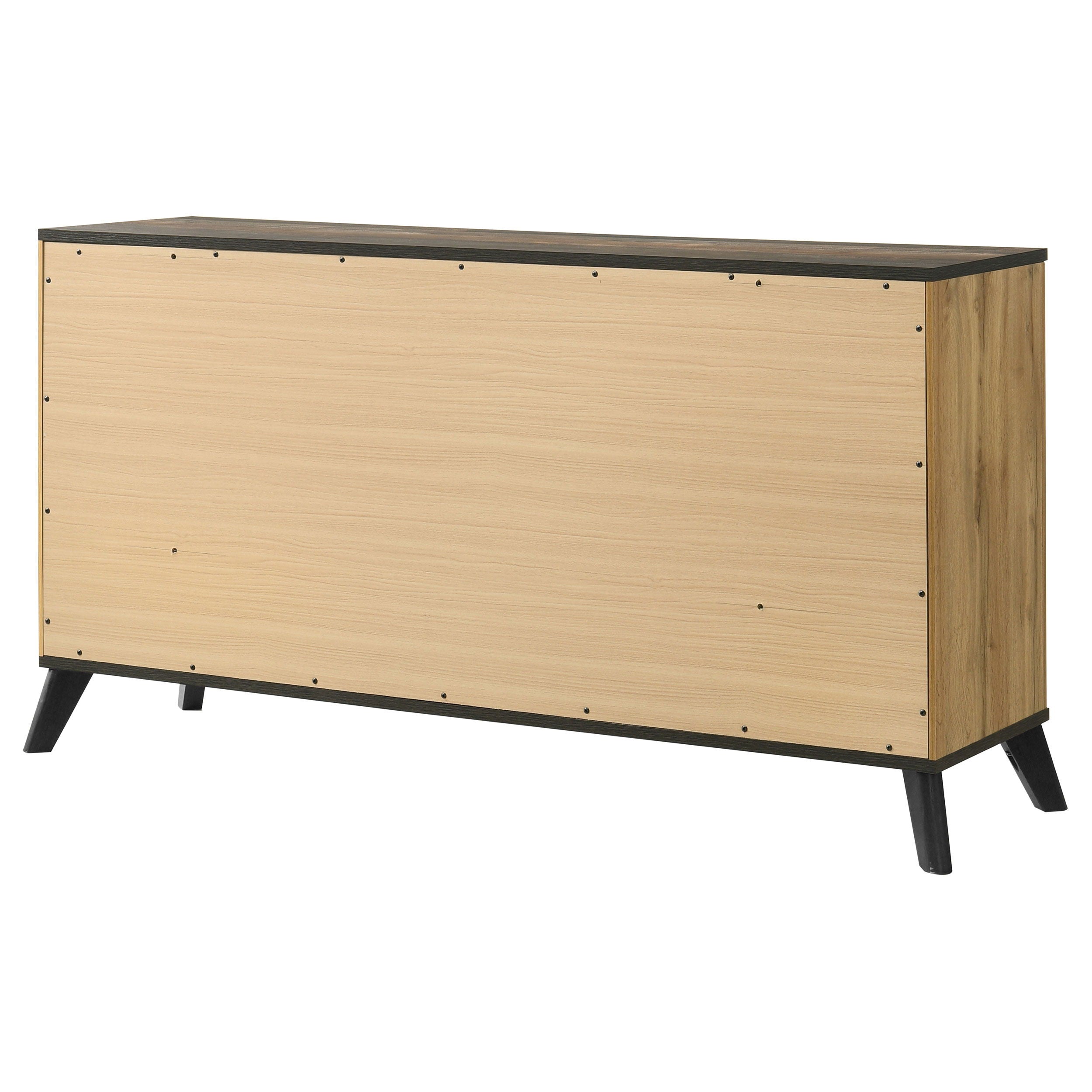 Kaywood - 6-Drawer Dresser Cabinet - Natural Pine