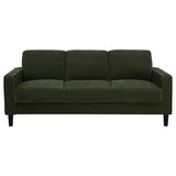 Ruth - Upholstered Track Arm Sofa Set