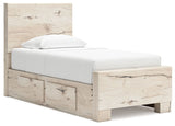 Lawroy - Panel Bed With Storage by Signature Design by Ashley® | Bel Furniture