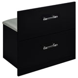 Flora - 2-Drawer Vanity Set With LED Mirror by Coaster Fine Furniture | Bel Furniture