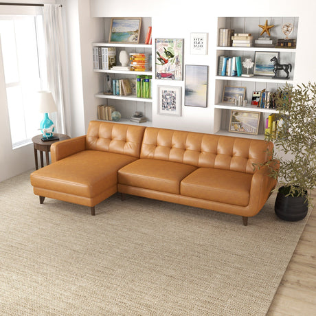 Allison - Mid-Century Modern Sectional Sofa Chaise - view 8