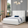 Miramar - Cushion Back Headboard Platform Bed Frame by Jennifer Taylor Home | Bel Furniture