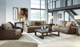 Alesbury - Living Room Set Dark Brown 4 Pc. Sofa, Loveseat, Chair and a Half, Ottoman by Signature Design by Ashley® | Bel Furniture