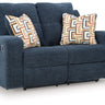 Danum - Reclining Loveseat Blue by Signature Design by Ashley® | Bel Furniture