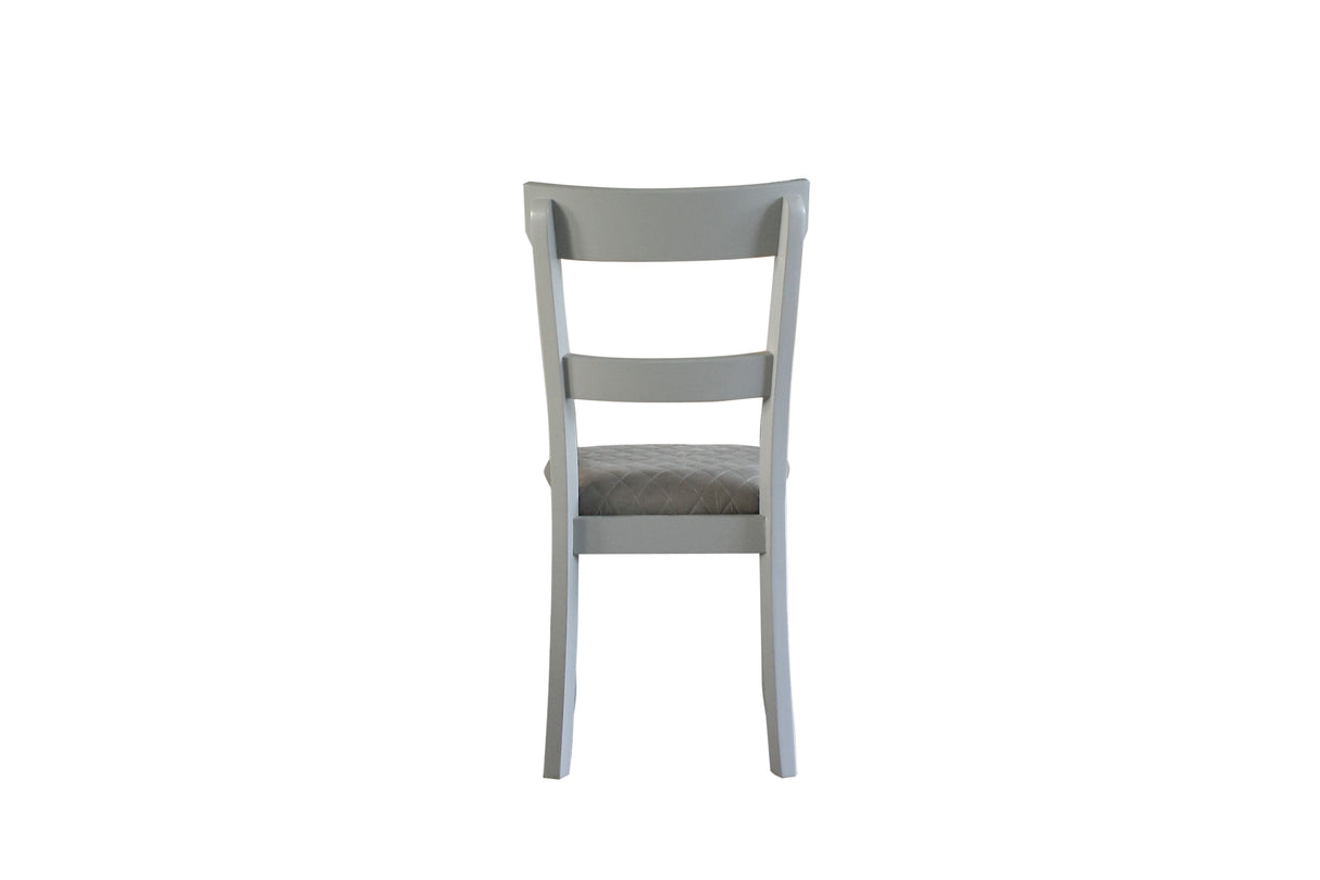 House Marchese - Two Tone Side Chair (Set of 2) - Gray / Pearl Gray by Urban Nest | Bel Furniture
