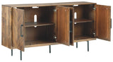 PratTVille - Brown - Accent Cabinet by Signature Design by Ashley® | Bel Furniture