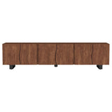 Trask - Wood TV Stand Media Console - Mango Brown by Coaster Fine Furniture | Bel Furniture