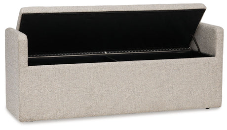 Galliden - Large Upholstered Dining Room Bench - Beige - view 3