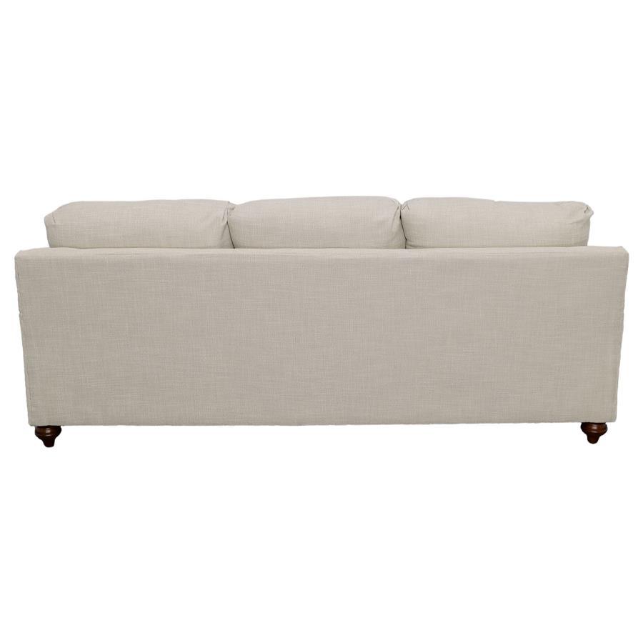 Glenn - Upholstered English Arm Sofa - Light Gray by CoasterElevations | Bel Furniture