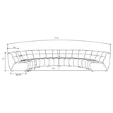 Charlotte - Upholstered Modular Sectional Sofa