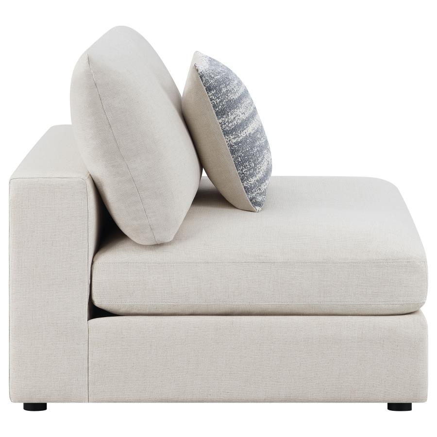 Serene Upholstered Armless / Corner Chair