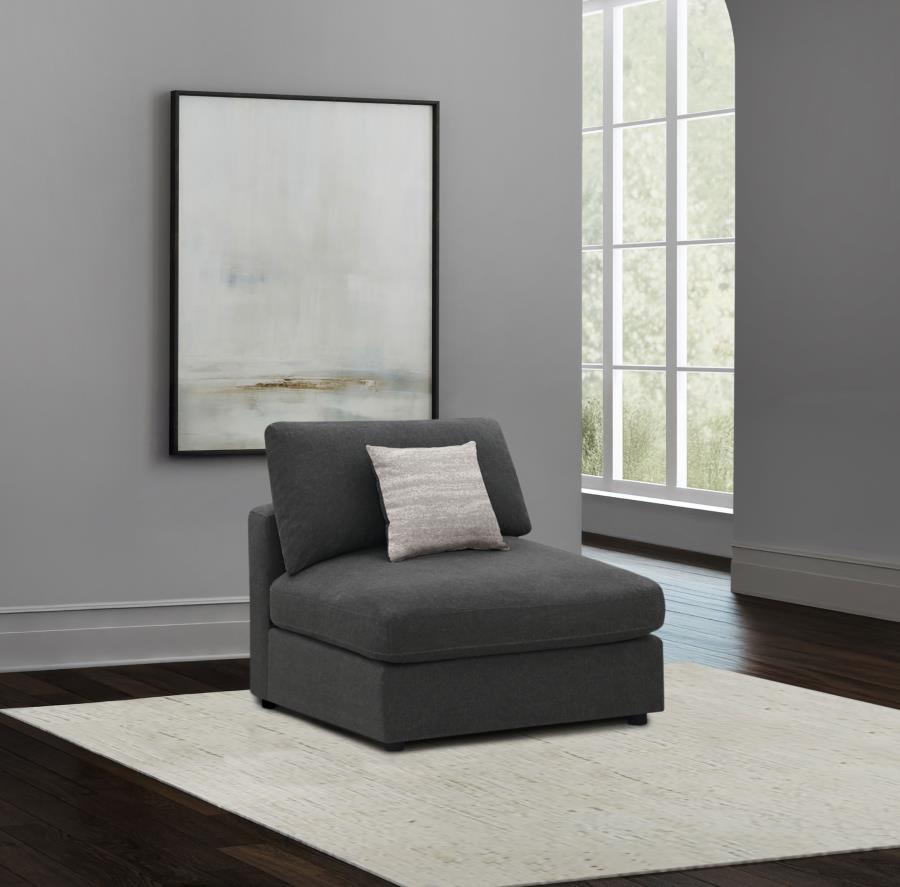 Serene Upholstered Armless / Corner Chair