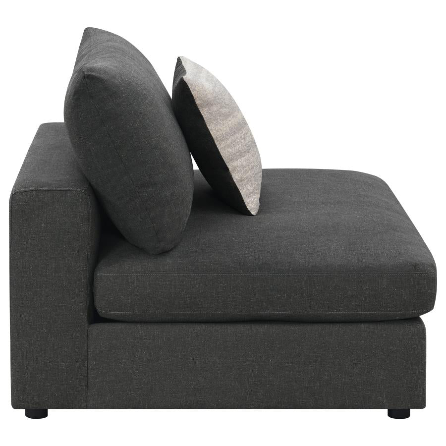 Serene Upholstered Armless / Corner Chair