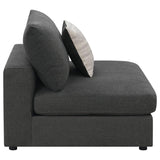 Serene Upholstered Armless / Corner Chair