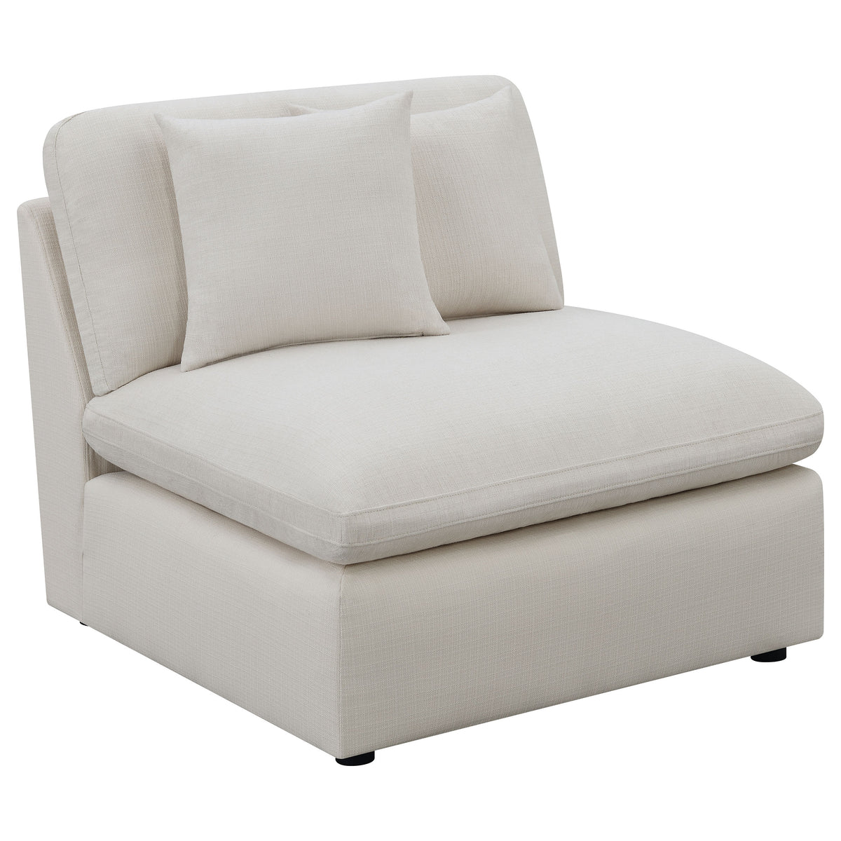 Hobson Upholstered Sectional Pieces Charcoal