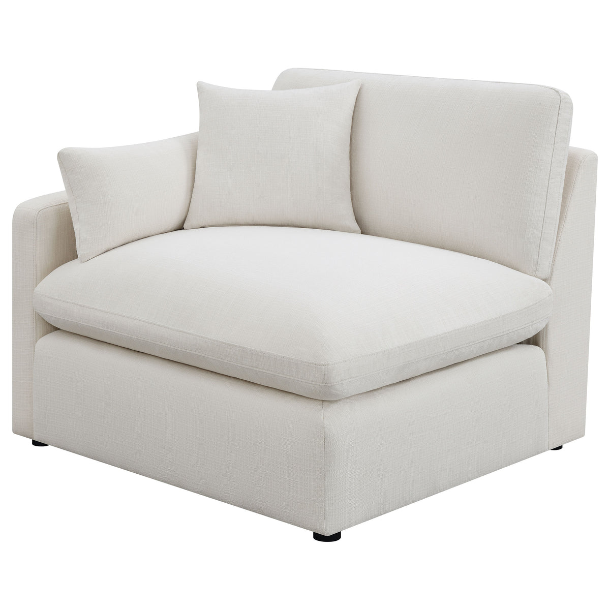 Hobson Upholstered Sectional Pieces Charcoal