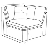 Hobson - Upholstered Modular Sectional Sofa
