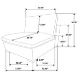Lakeview - 5-Piece Upholstered Modular Sectional Sofa