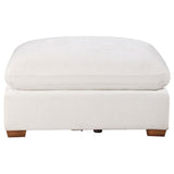 Lakeview Rectangular Upholstered Ottoman Ivory