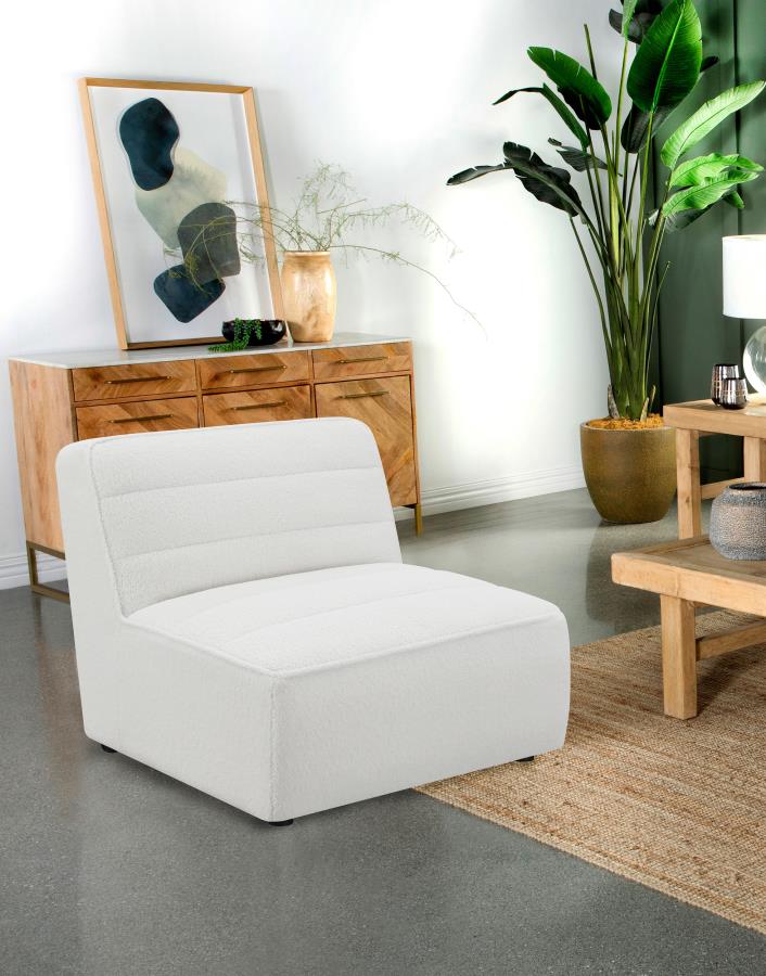 Sunny Upholstered Armless and Corner Chair