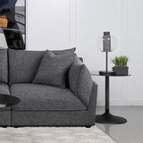 Sasha Upholstered Corner / LAF / RAF Chair Barely Black
