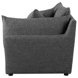 Sasha Upholstered Corner / LAF / RAF Chair Barely Black