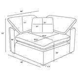 Raleigh - Boucle Upholstered Modular Sectional