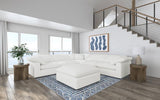 Raleigh - Boucle Upholstered Armless Chair - Ivory