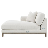 Geneva - Boucle Upholstered Sectional Chaise Sofa - Sand